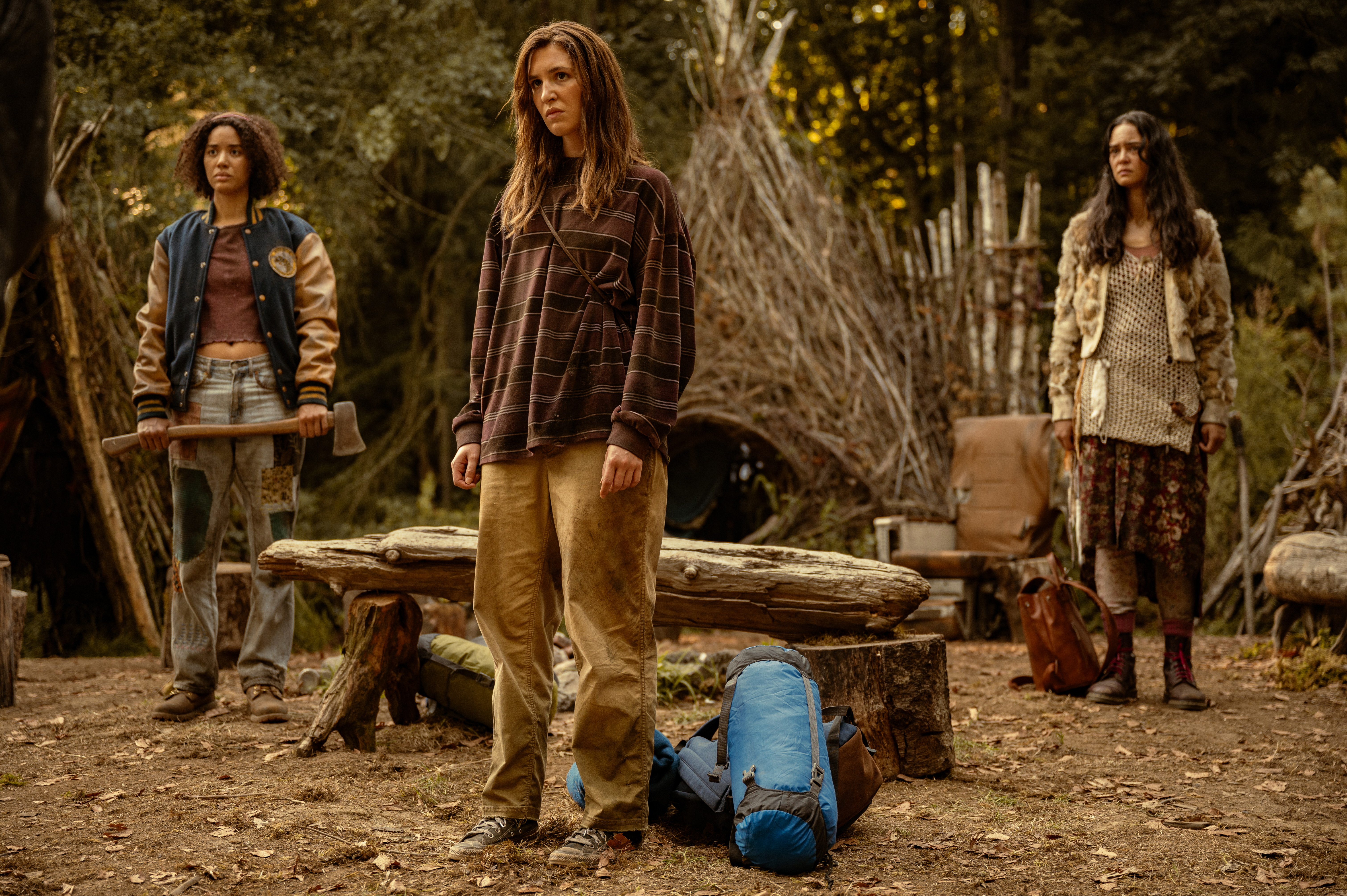 Shauna, Tai, and Lottie in Yellowjackets 308