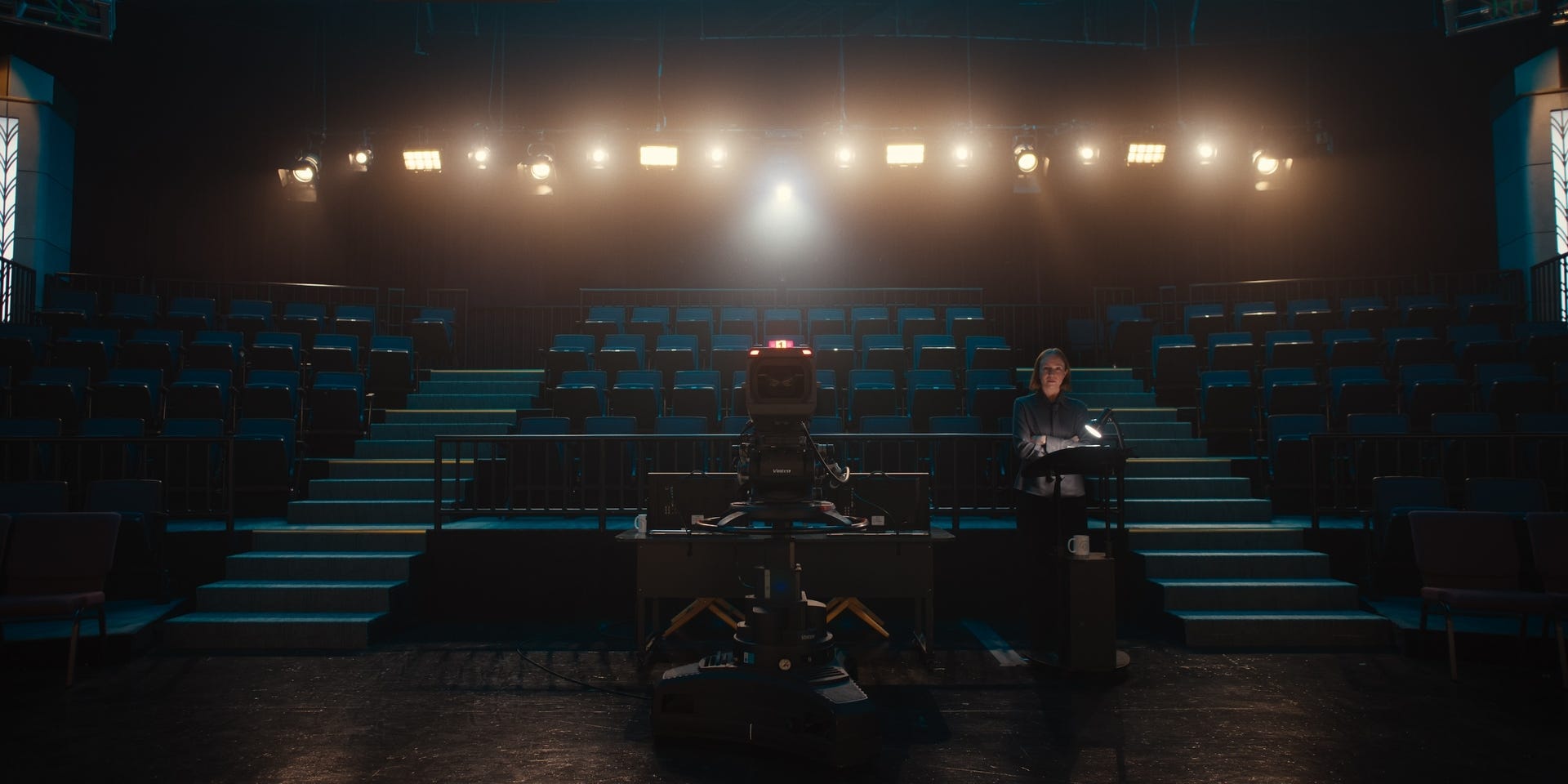 Ava in the studio audience in Hacks