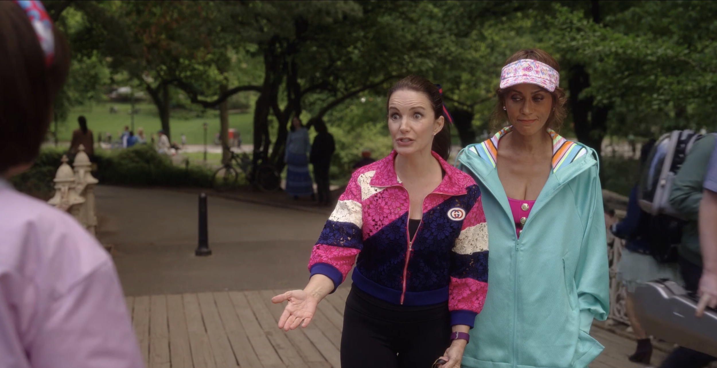 Charlotte and Lisa at the park