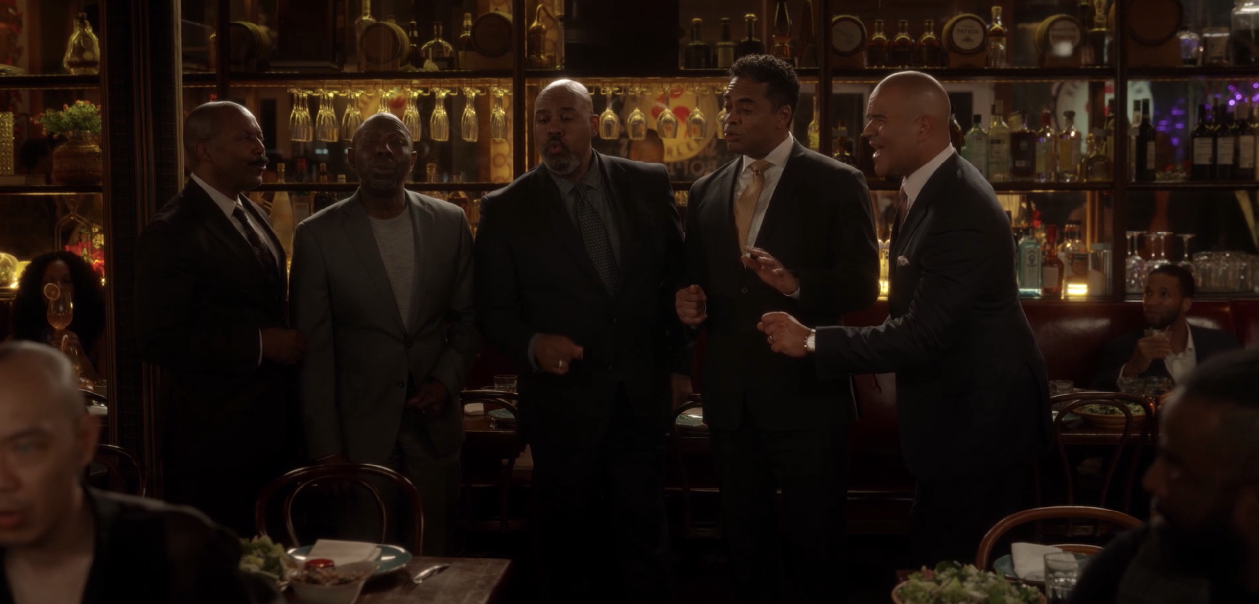 men performing a capella