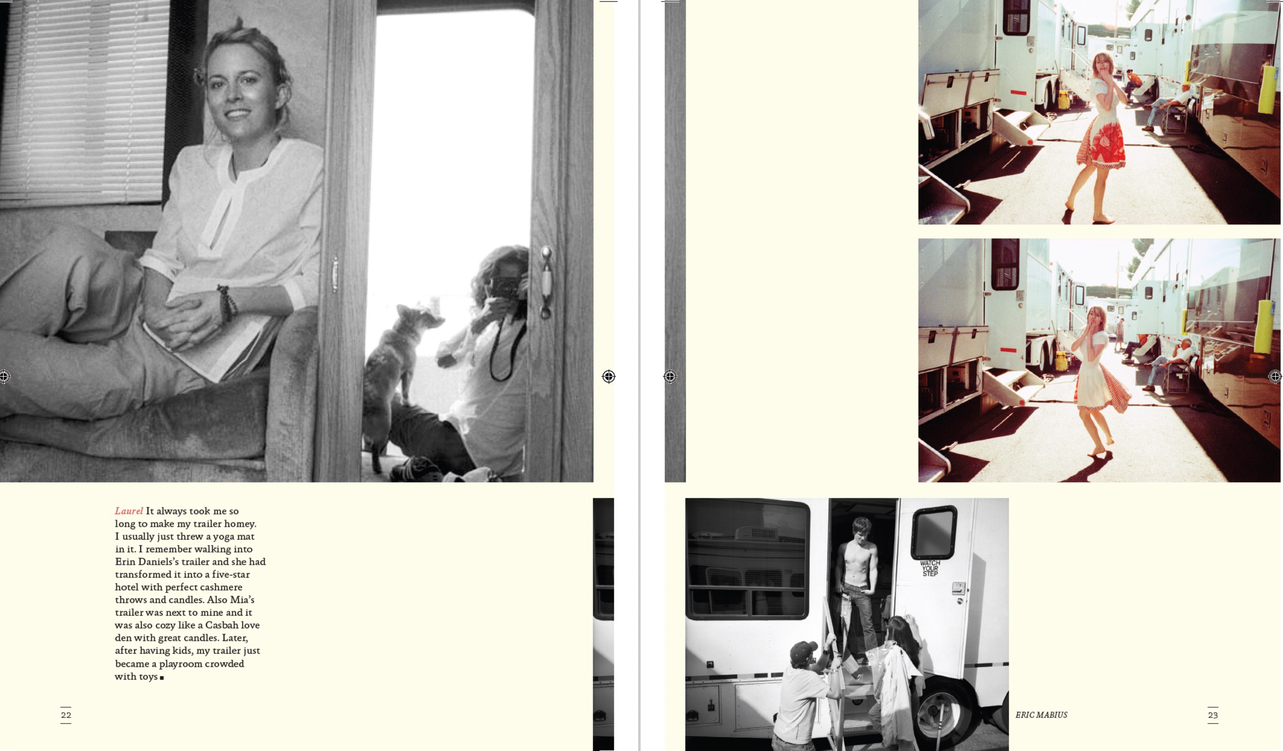 behind the scenes photos from The L Word