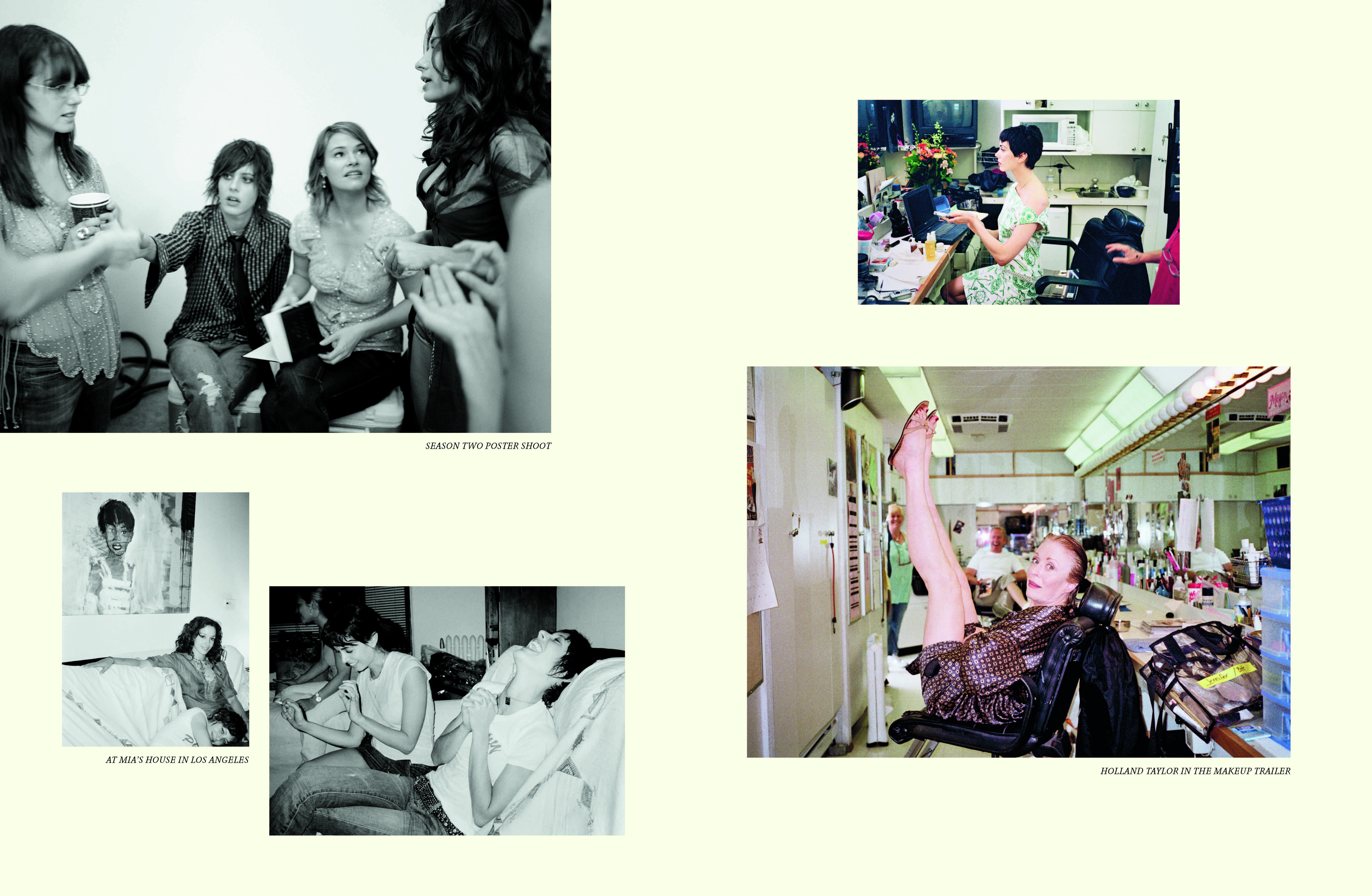 behind the scenes photos of The L Word