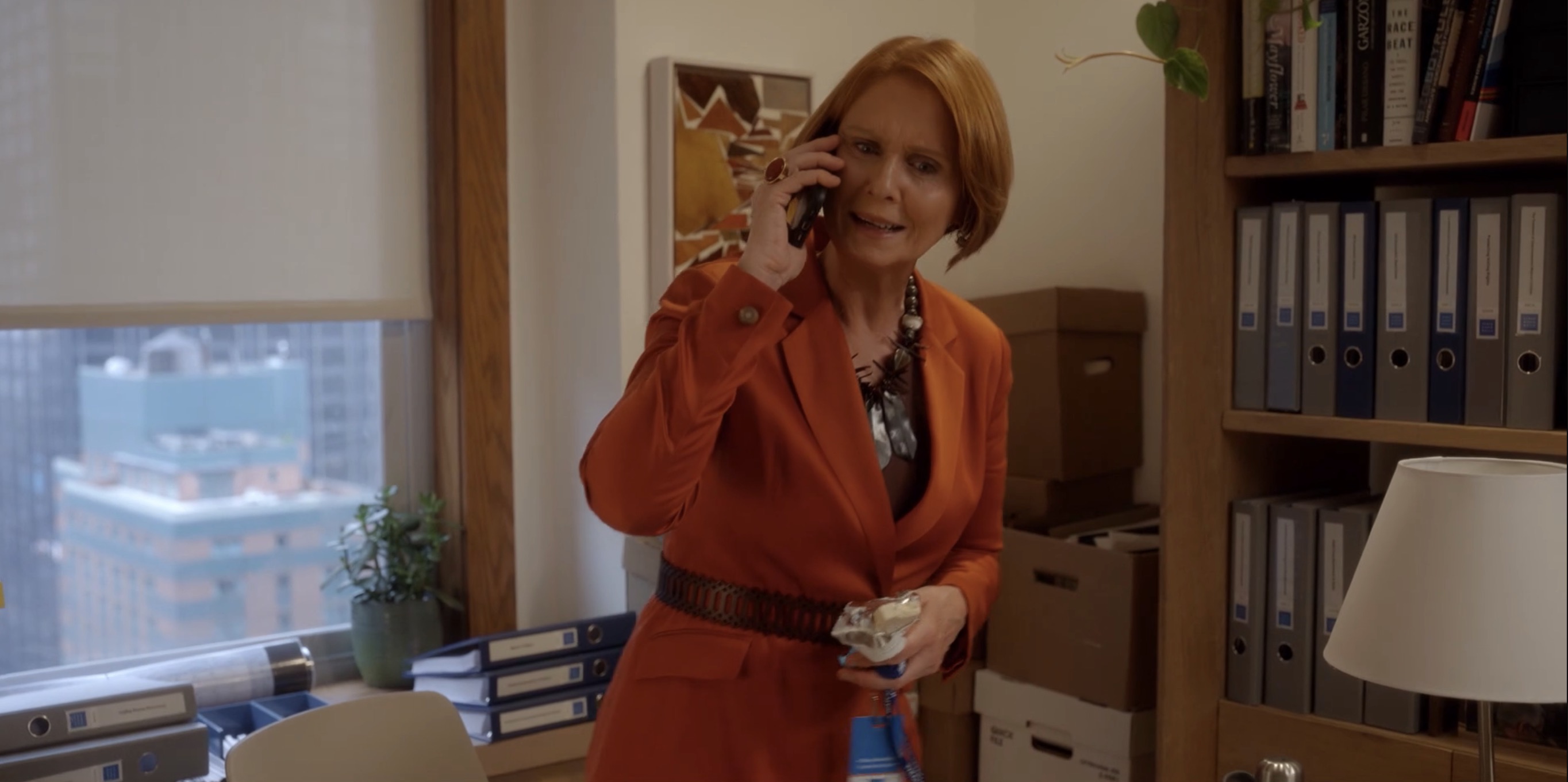 Miranda on the phone