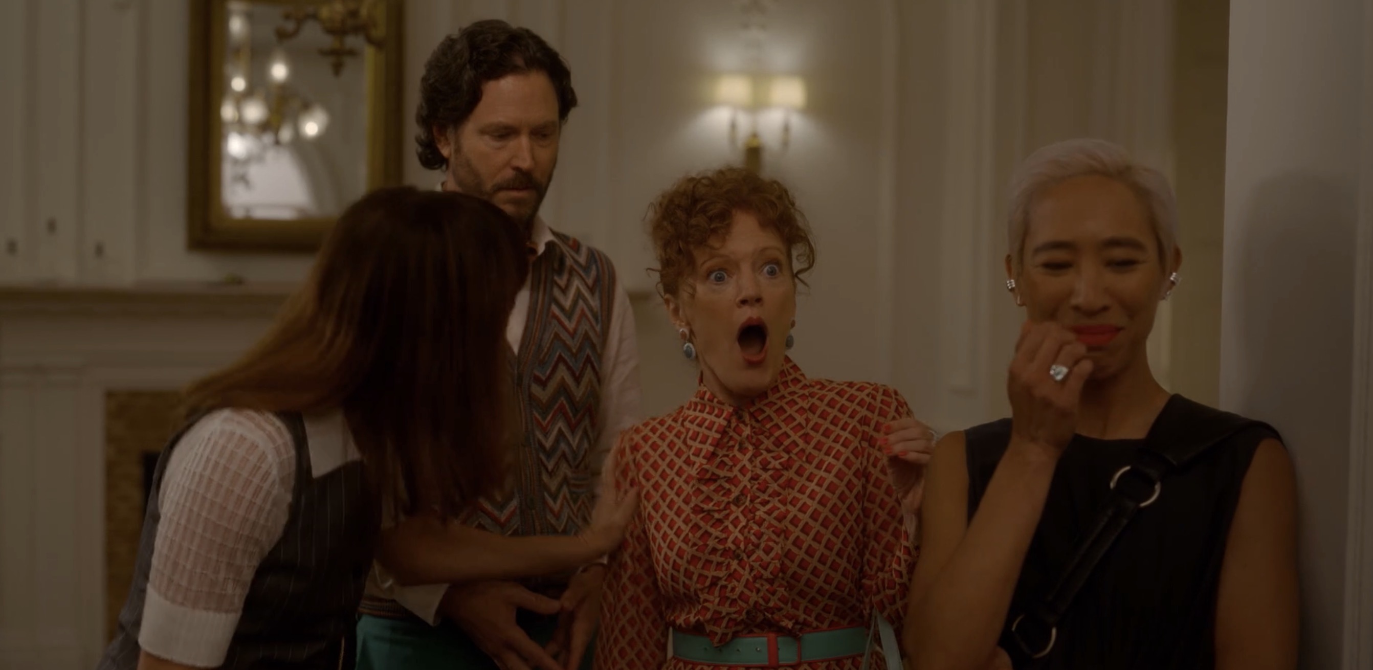 Joy's friends freaking out