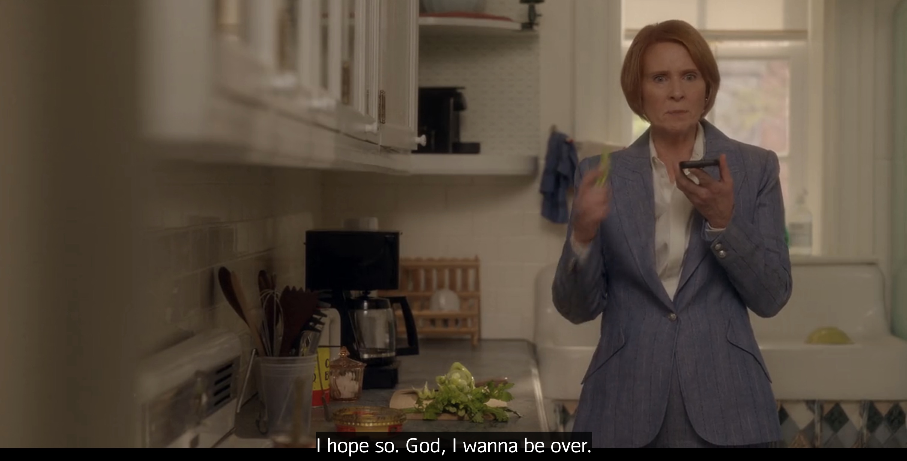 Miranda saying she wants to be over