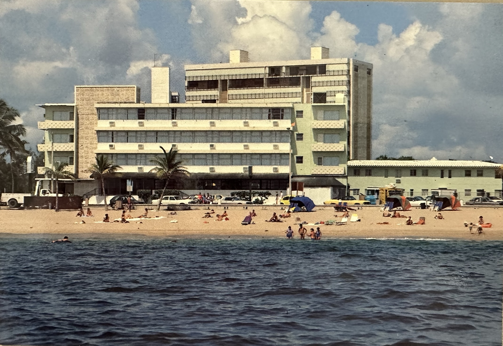 postcard from Marlin Beach Hotel