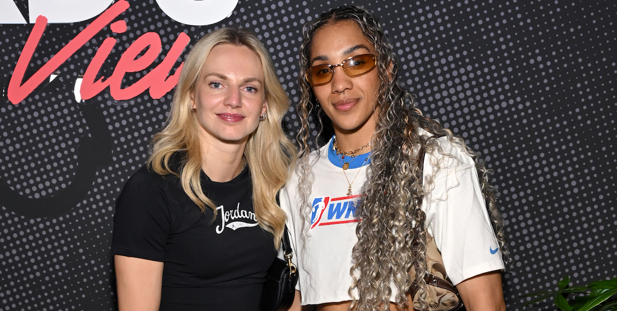 CHICAGO, ILLINOIS - JULY 24: (L-R) Marine Johannès and Gabby Williams attend the Bird's Eye View After Party presented by Delta Air Lines on July 24, 2026 in Chicago, Illinois. (Photo by Daniel Boczarski/Getty Images for Vox Media)