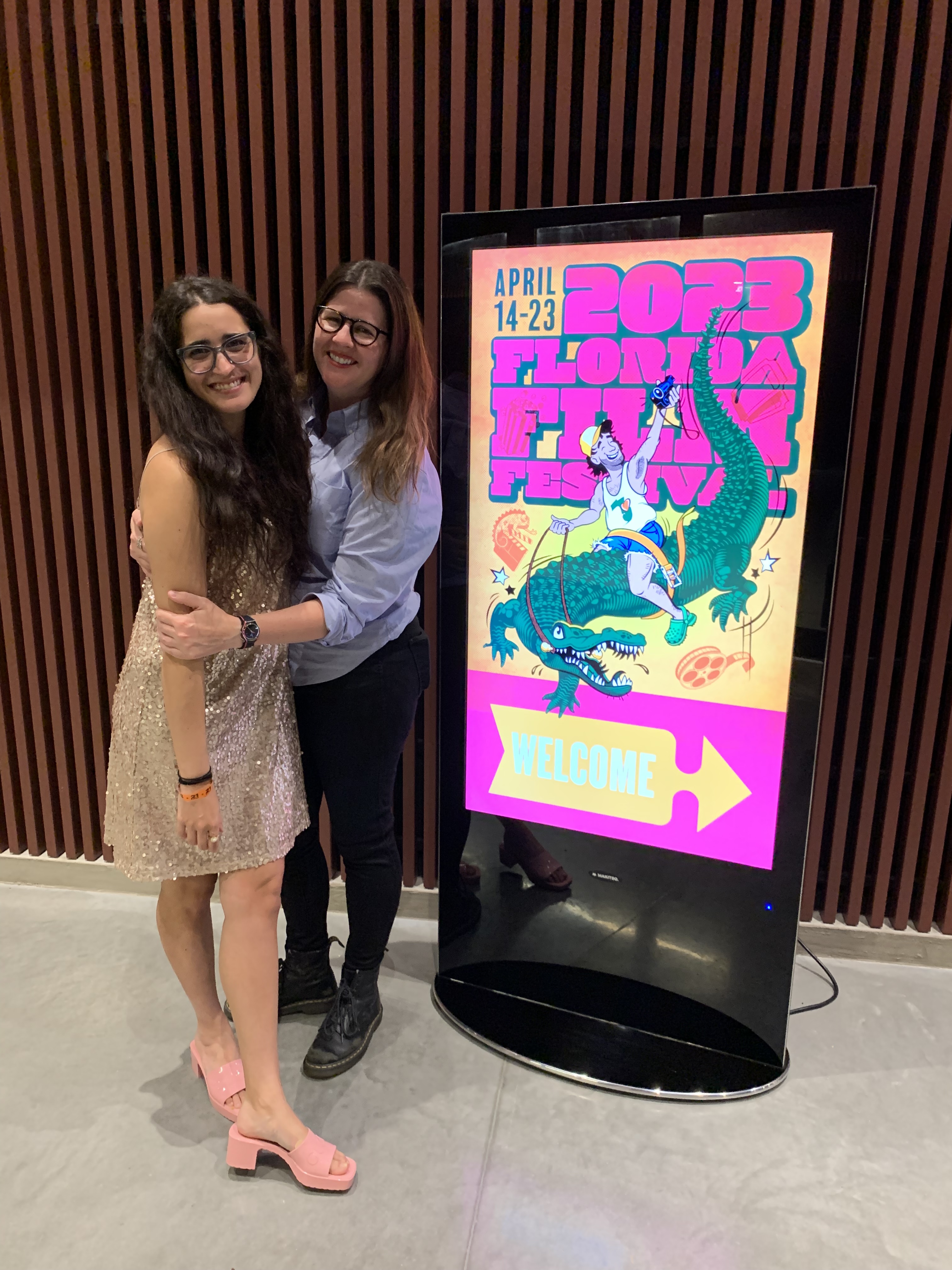 Kristen and Kayla at the Florida Film Festival 2023