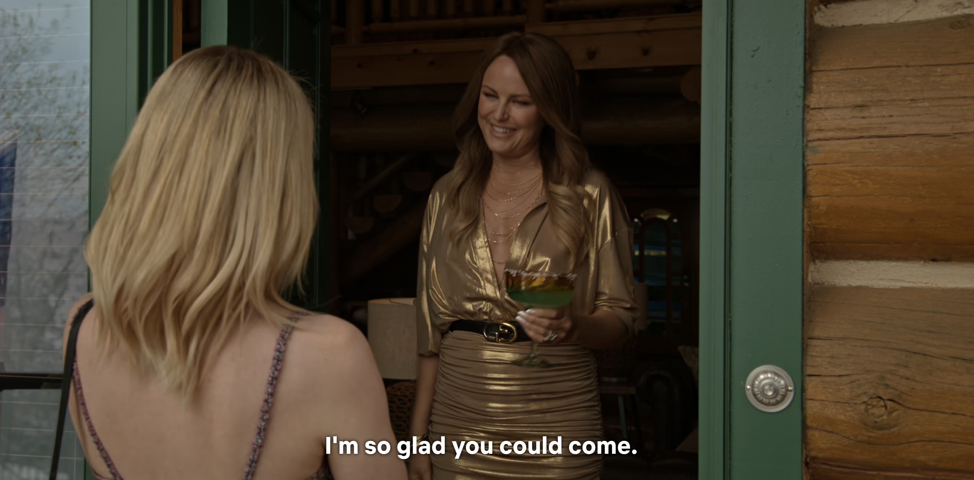 "I'm so glad you could come."