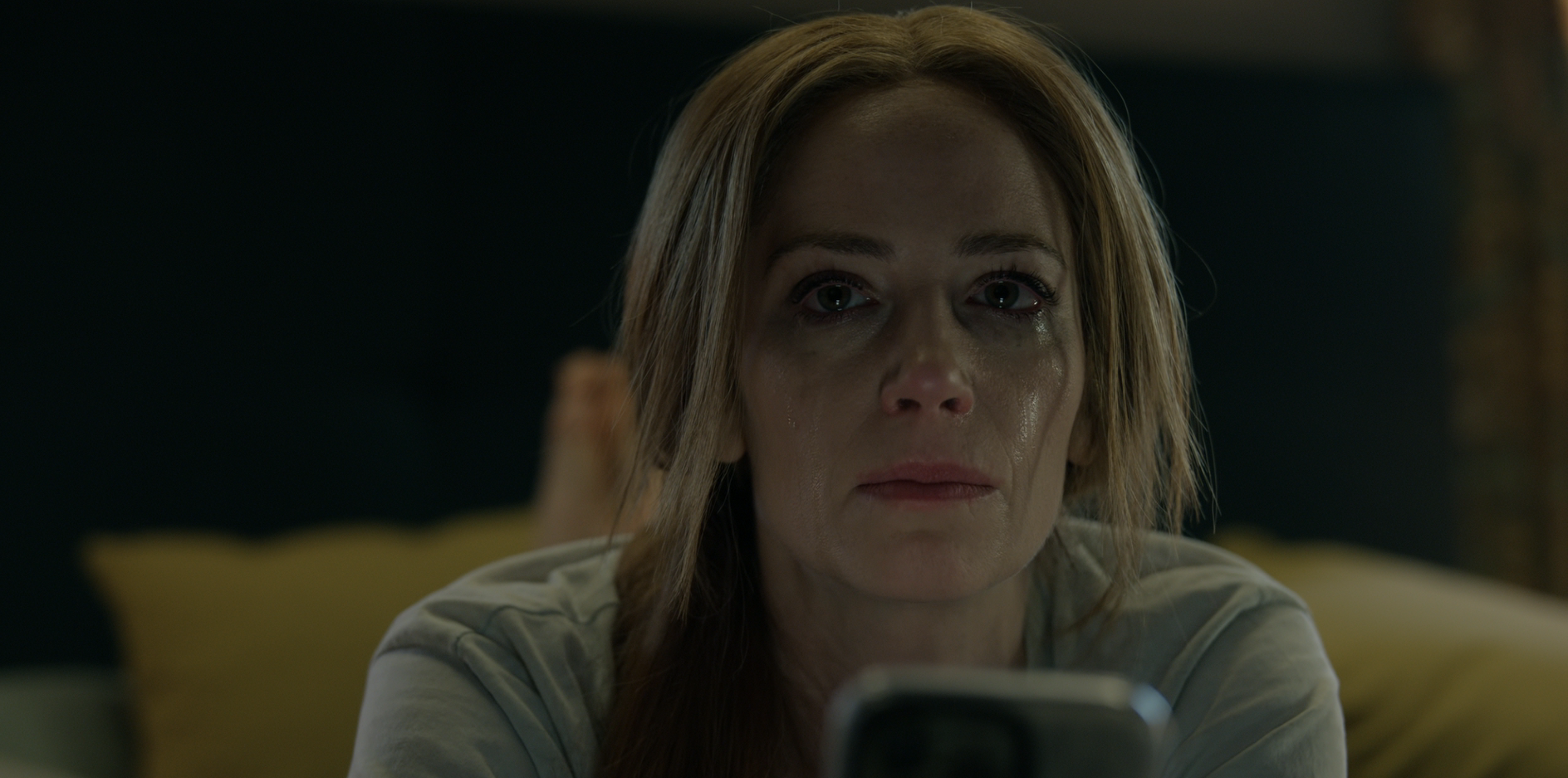 Callie crying in The Hunting Wives