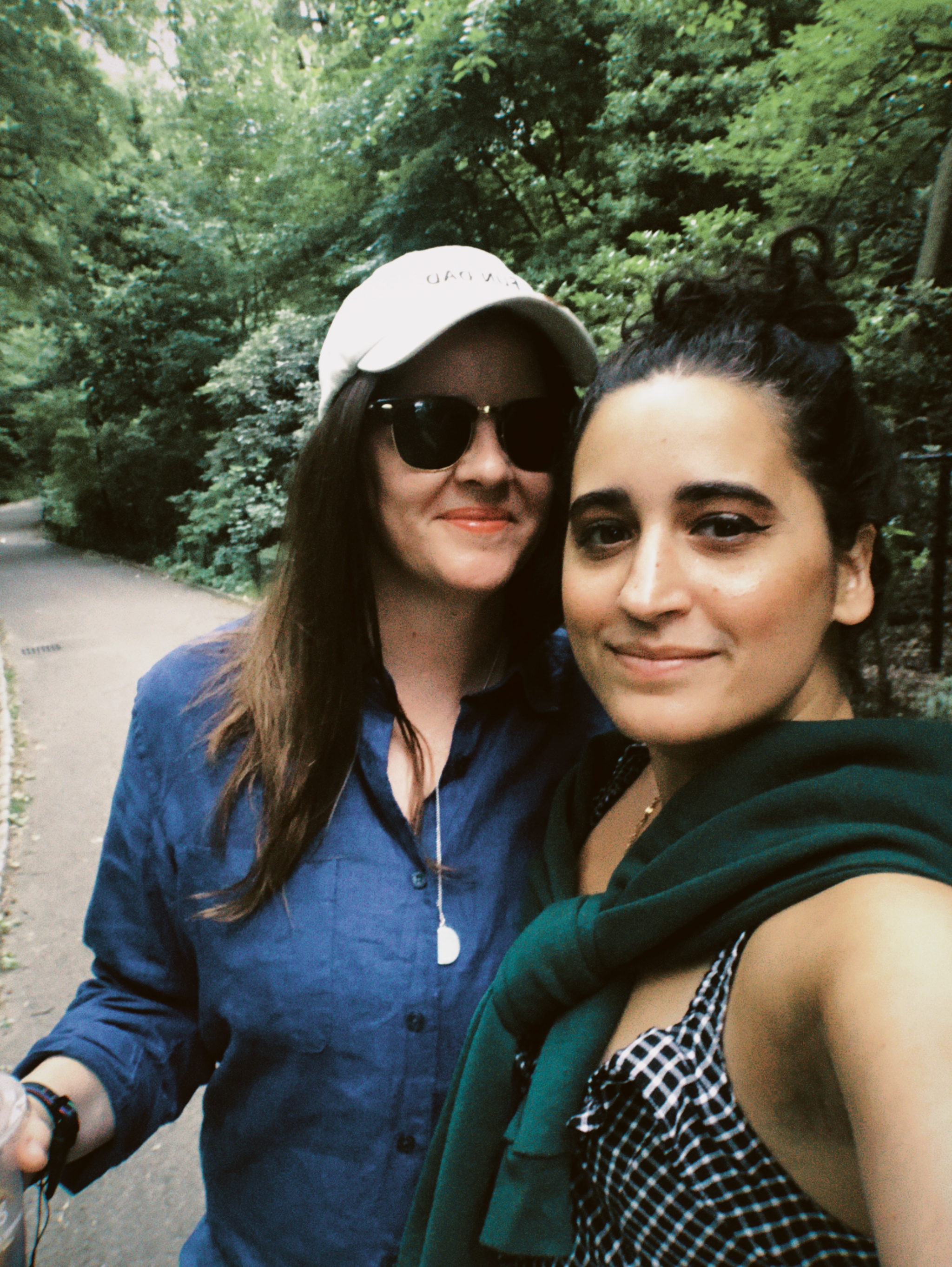 Kristen and Kayla in Central Park