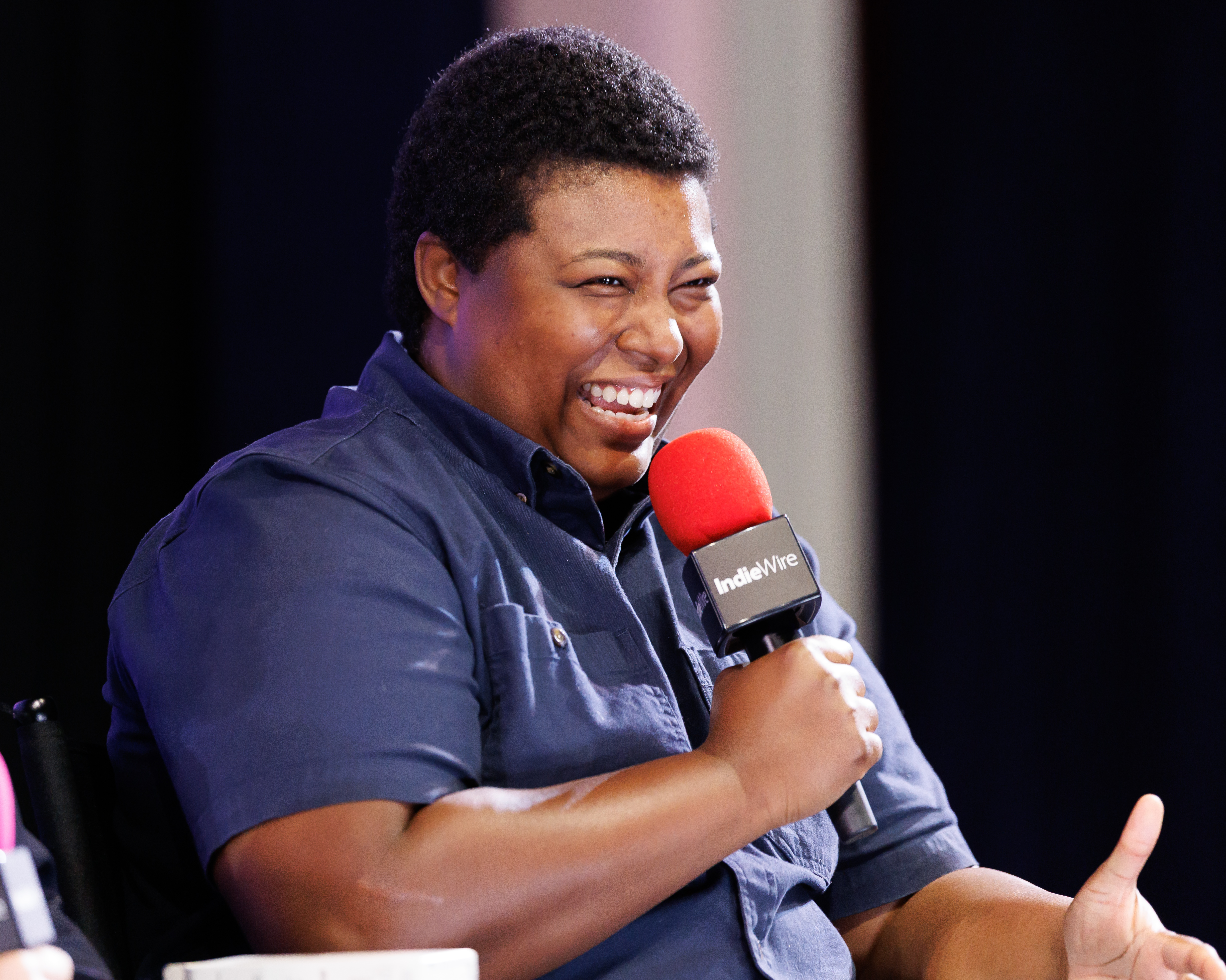 Brittani Nichols at the Indiewire and Disney and ABC Present: Pass the Remote 2025, "Abbott Elementary" screening and panel held at Vidiots on May 20, 2025 in Los Angeles, California. (Photo by Rich Polk/IndieWire via Getty Images)