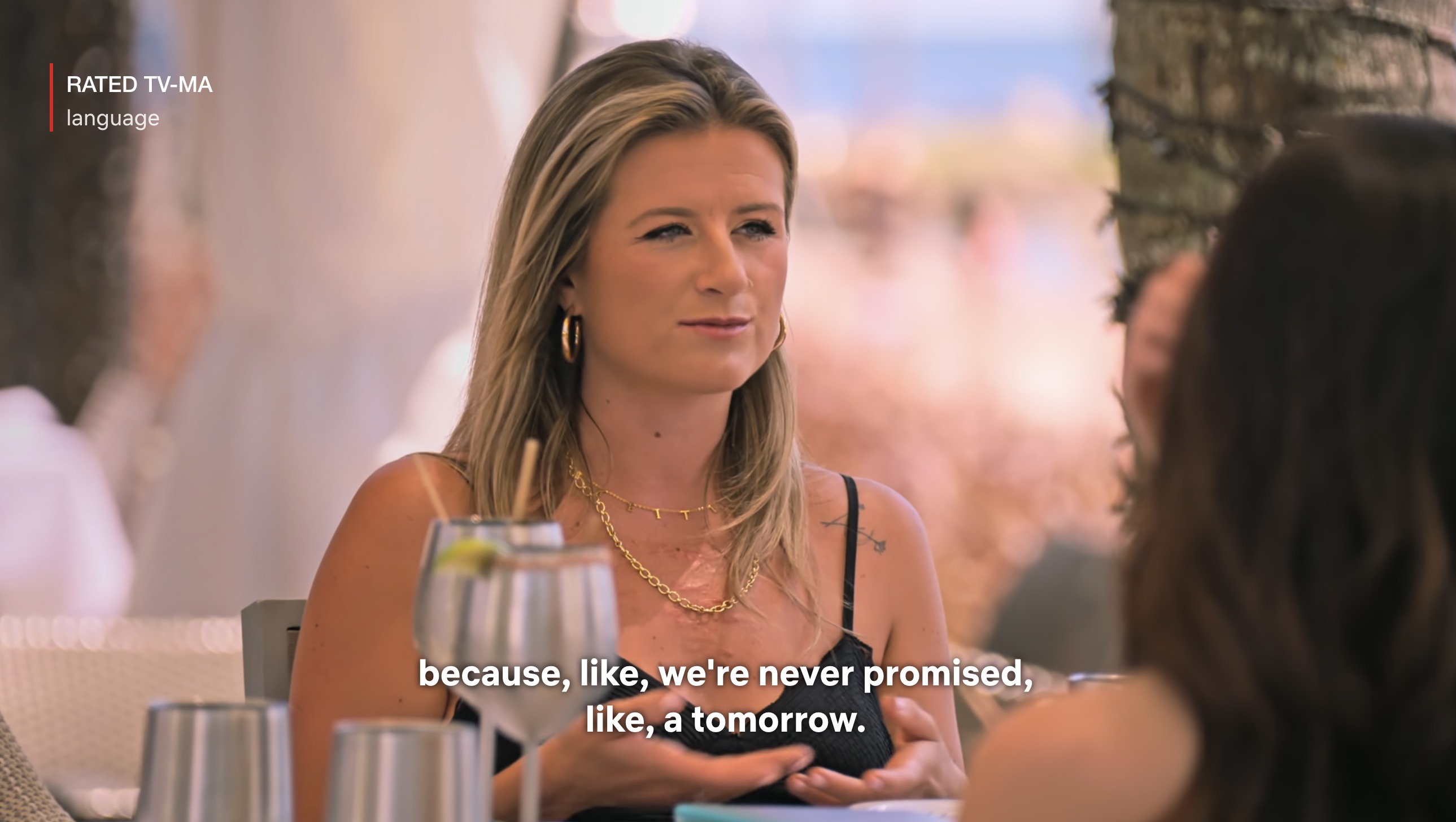 we're never promised tomororw