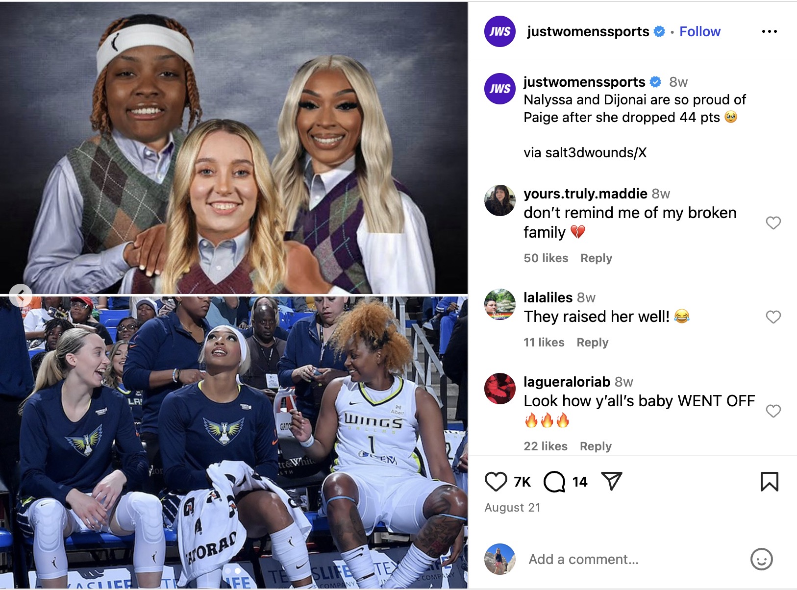 paige and dijonai and nalydds