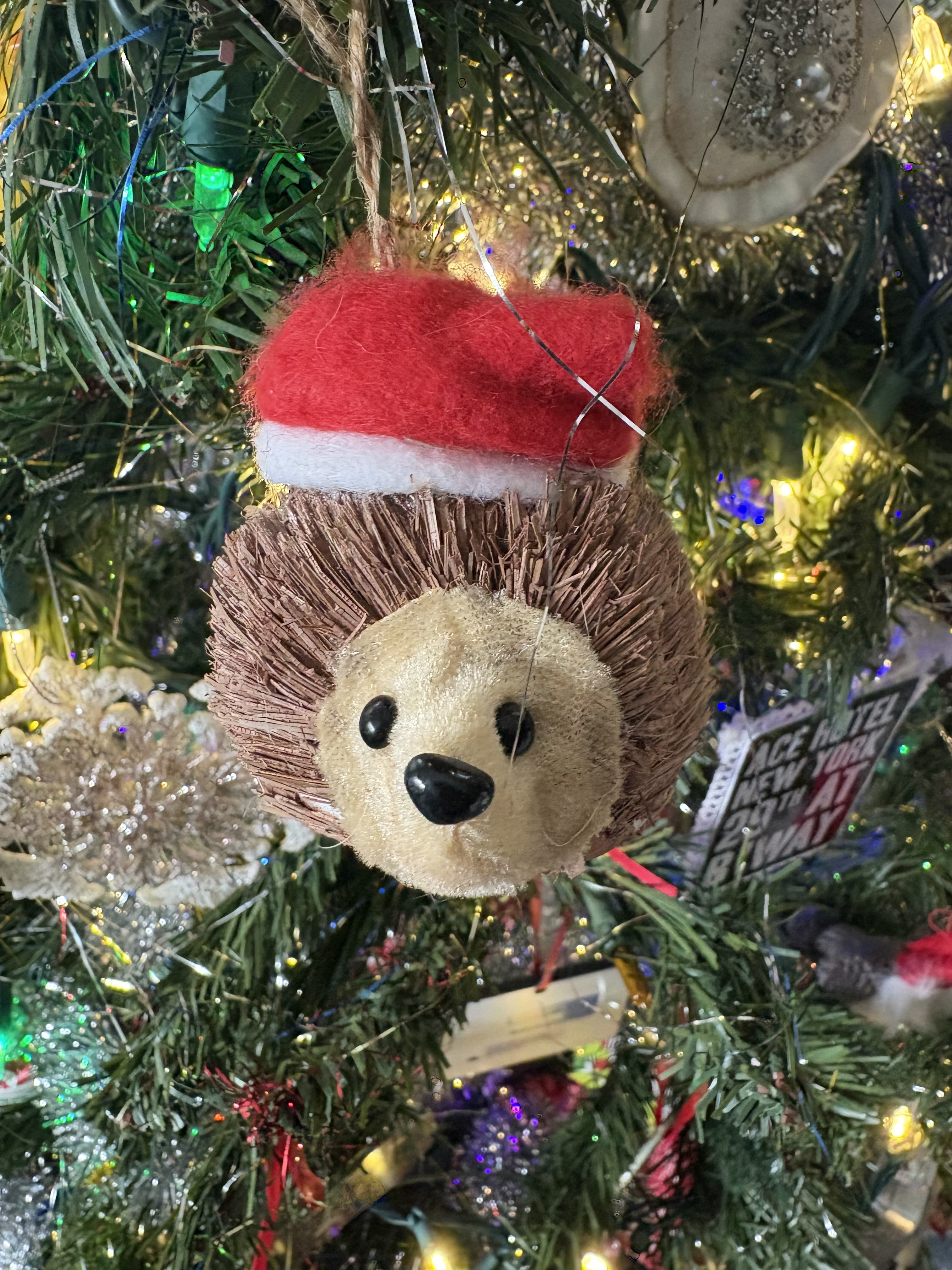 hedgehog ornament