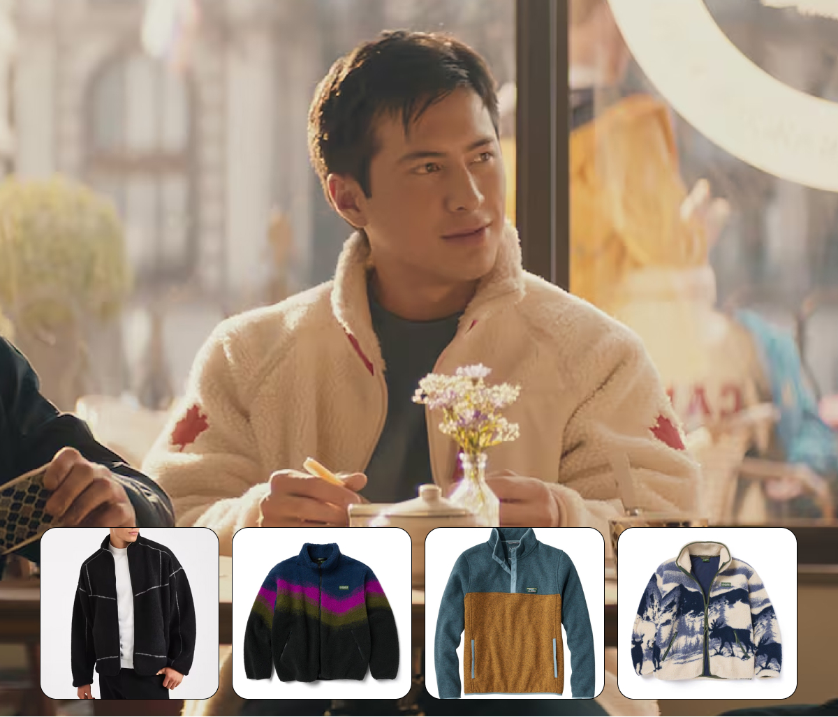 several fleeces like Shane's from Heated Rivalry