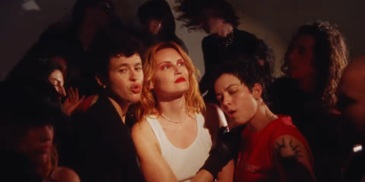 MUNA in the music video for Dancing on the Wall