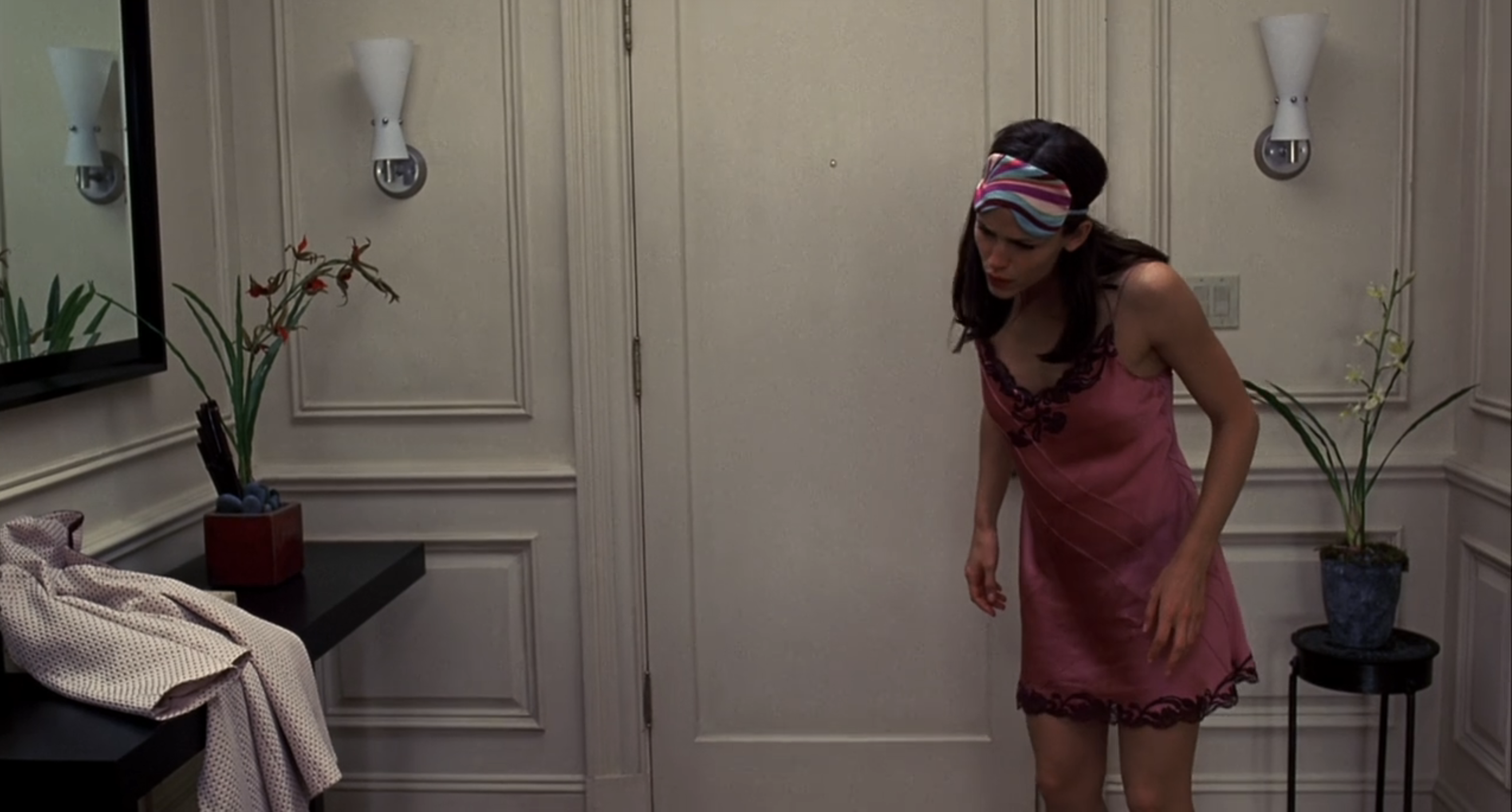 jenna rink in a slip dress