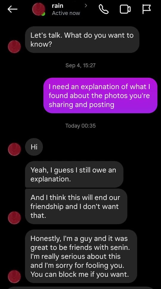 This is certainly one of the sharper ways I've watched a friendship end.