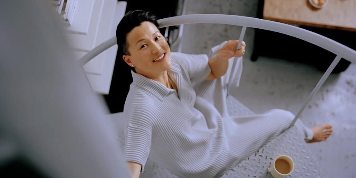 melissa king on the stairs