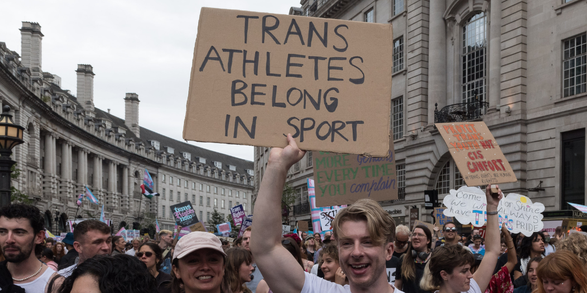 TRANS ATHLETES BELONG IN SPORT