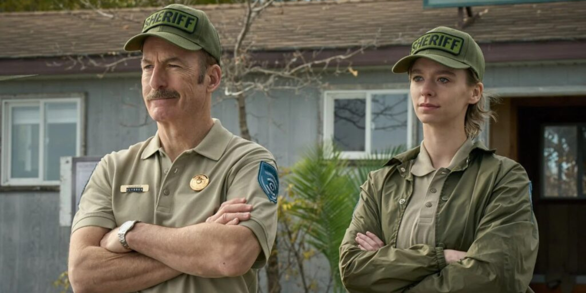 Bob Odenkirk and Jess McLeod in Normal