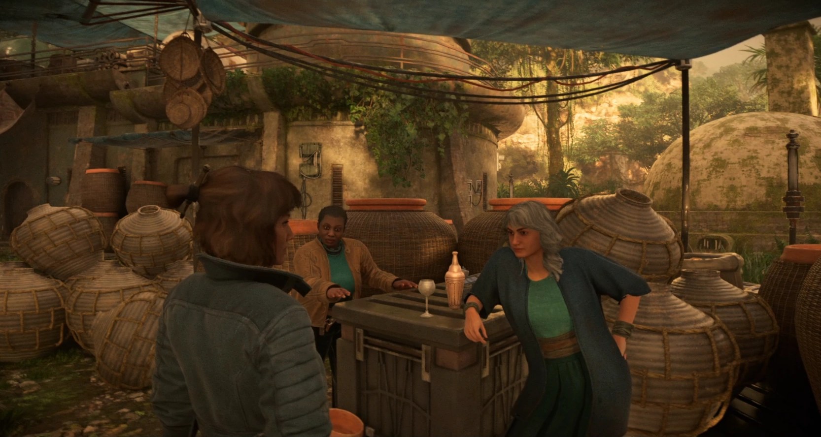 Esmelle and Shireen in Star Wars Outlaws