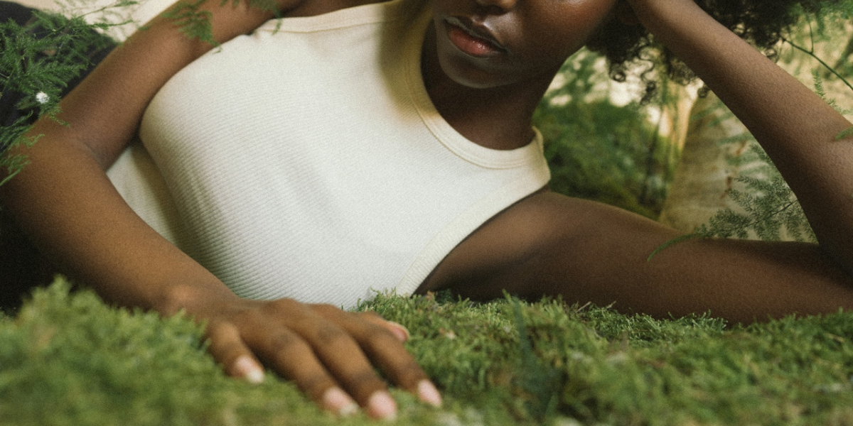a woman recentering herself