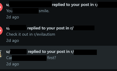 The Reddit notifications inbox used to give detailed info about replies and messages. They now purposefully omit information to coax people into clicking on threads and participating even more.