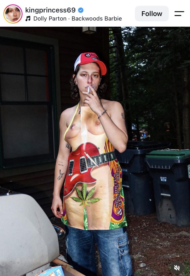 King Princess at a summer barbecue