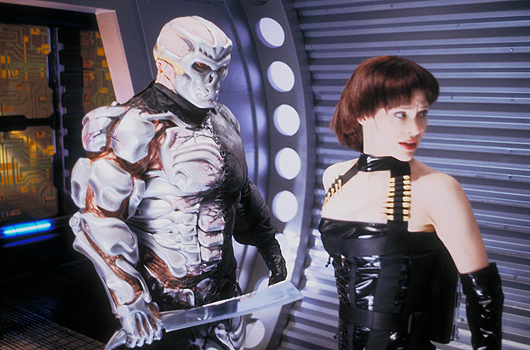 Jason X and the robot from Jason X