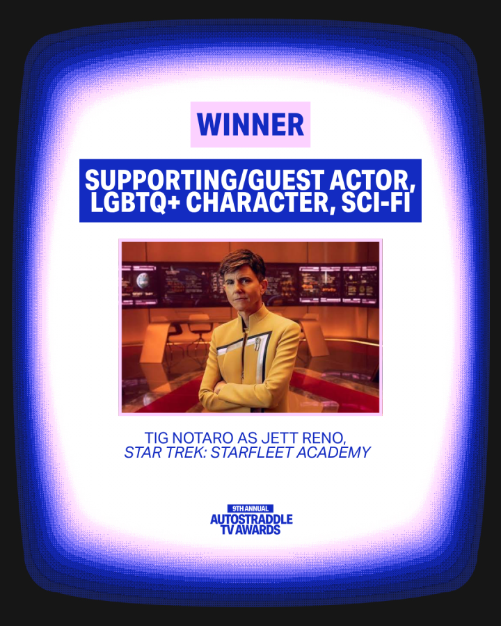 Supporting_Guest Actor, LGBTQ+ Character, Sci-Fi: Tig Notaro