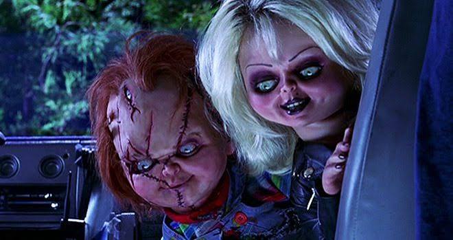 Chucky and Tiffany in Bride of Chucky